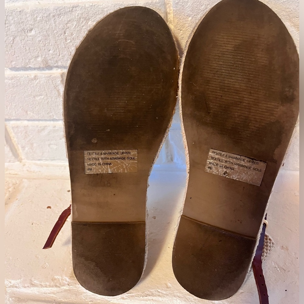 LOFT- Criss Cross Espadrille Sandals - Picture 6 of 6